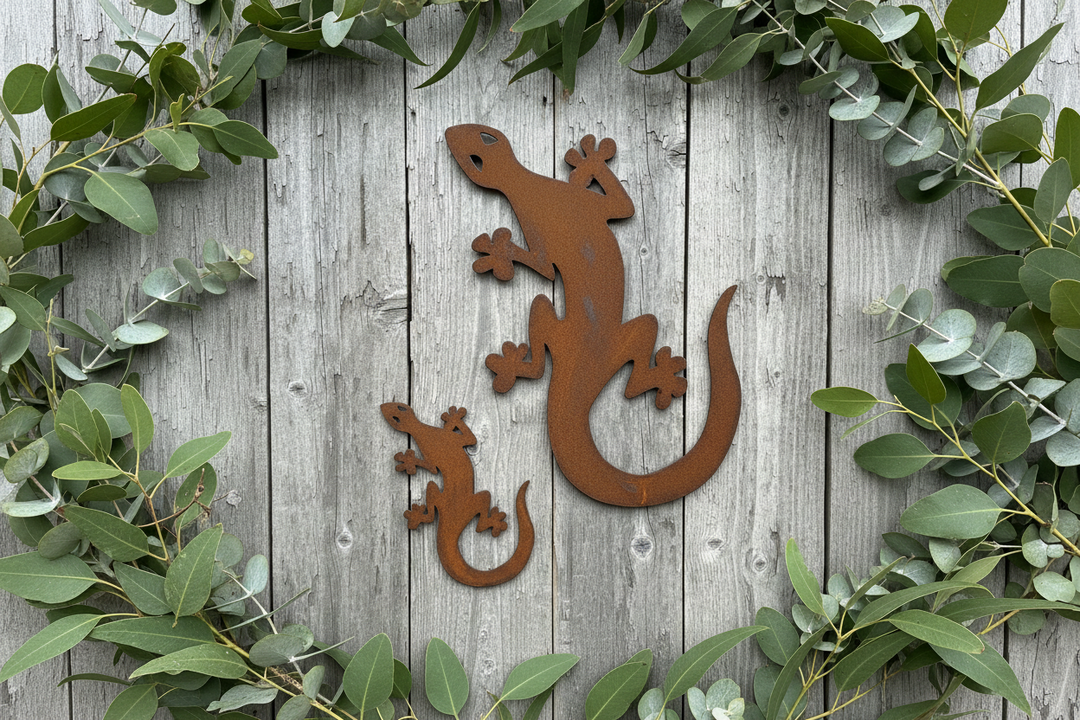 Gecko Metal Wall Art