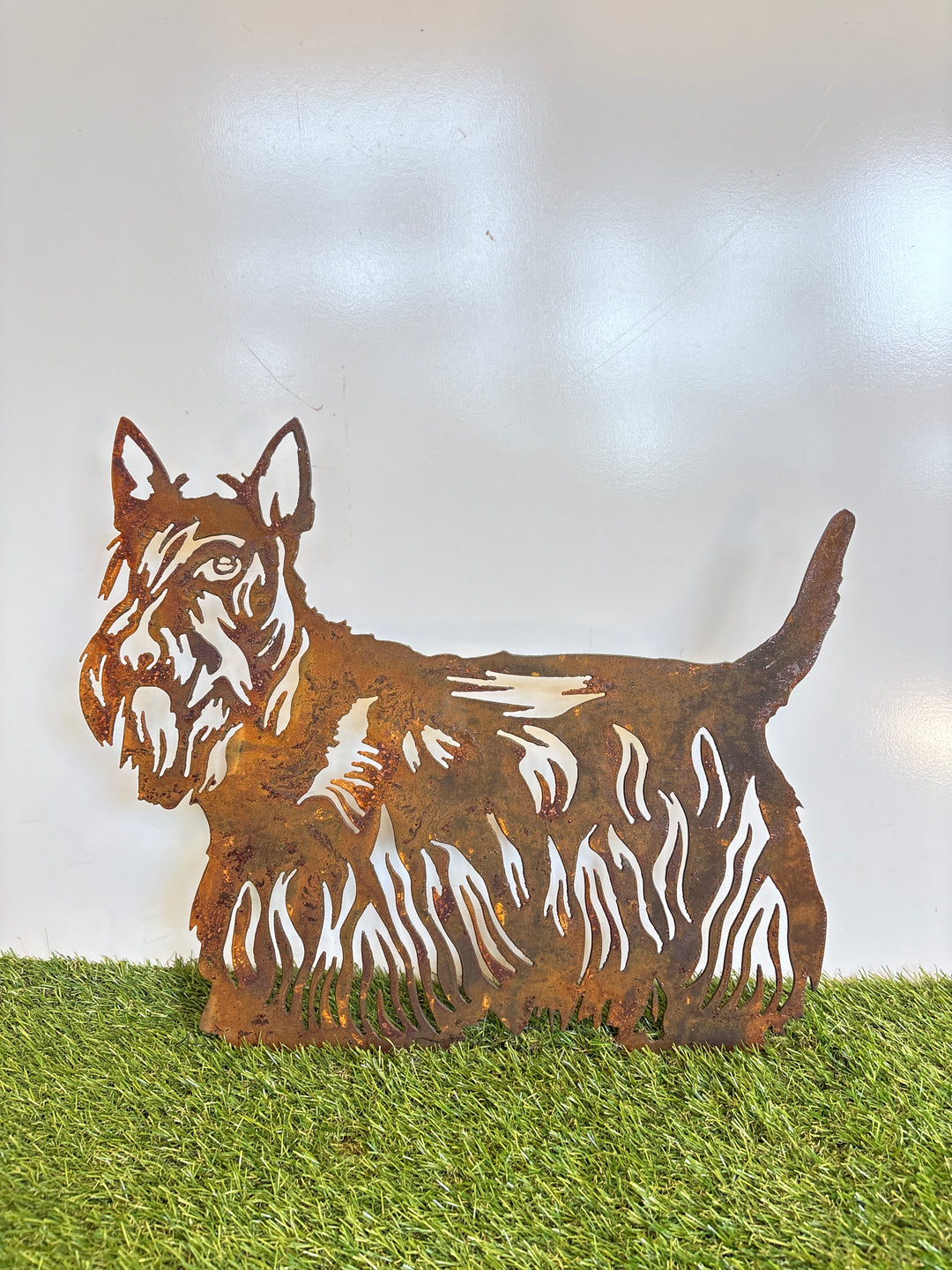 Scotty Dog Metal Wall Art - Scottish Terrier Garden Art