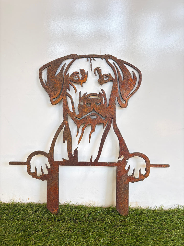 Rhodesian Ridgeback  - Dog Memorial Plaque - Metal Art