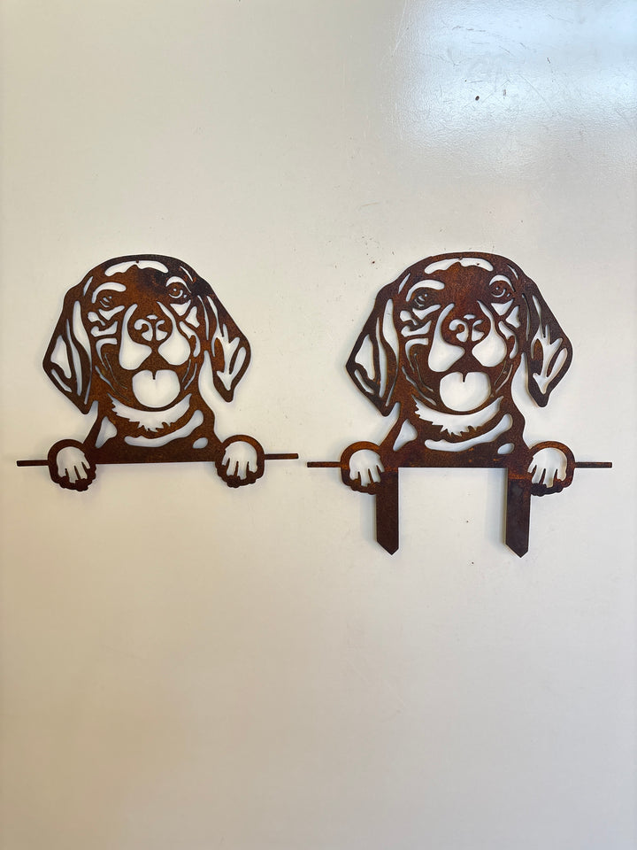 Beagle - Dog Memorial Plaque - Metal Art