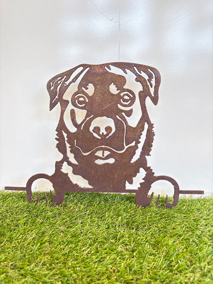 Rottweiler  - Dog Memorial Plaque - Metal Art