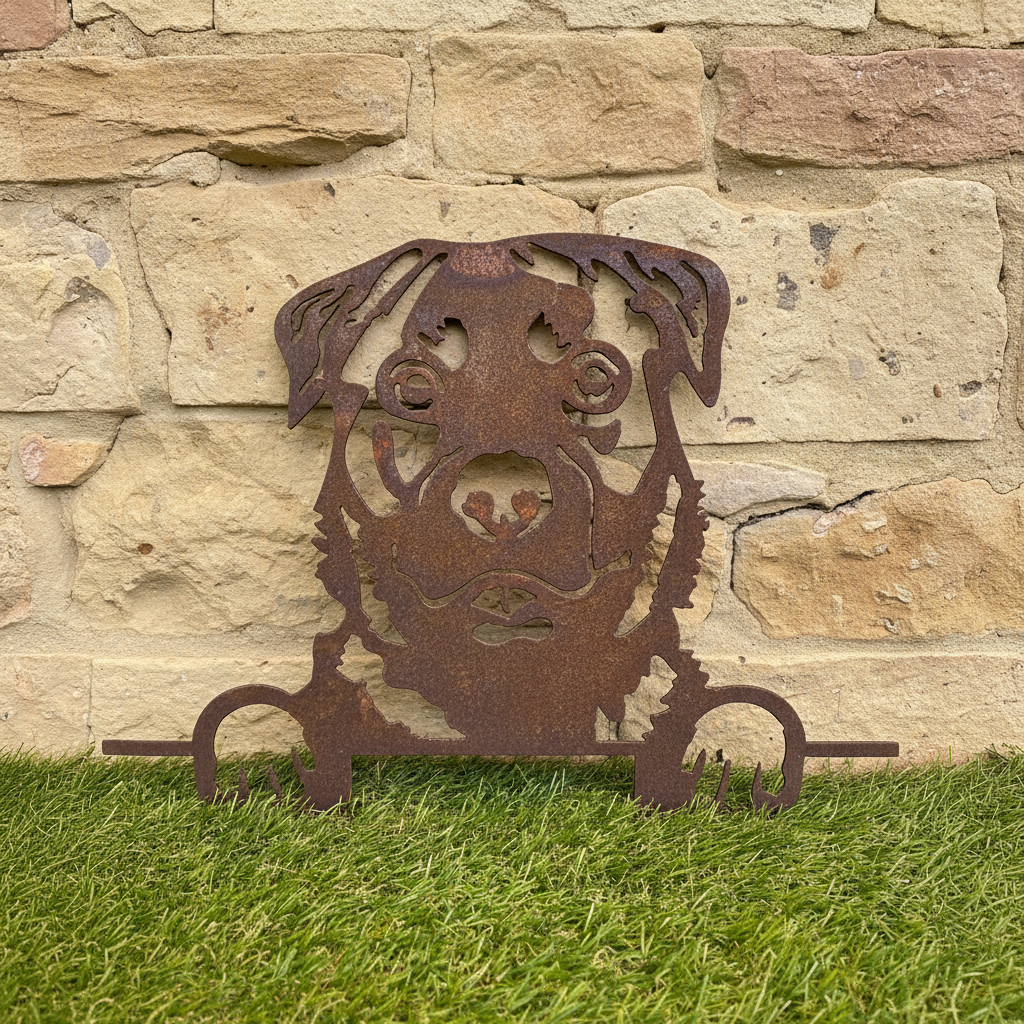 Rottweiler - Dog Memorial Plaque - Metal Art