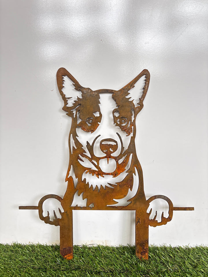 Australian Cattle Dog - Blue Heeler - Dog Memorial Plaque - Metal Art