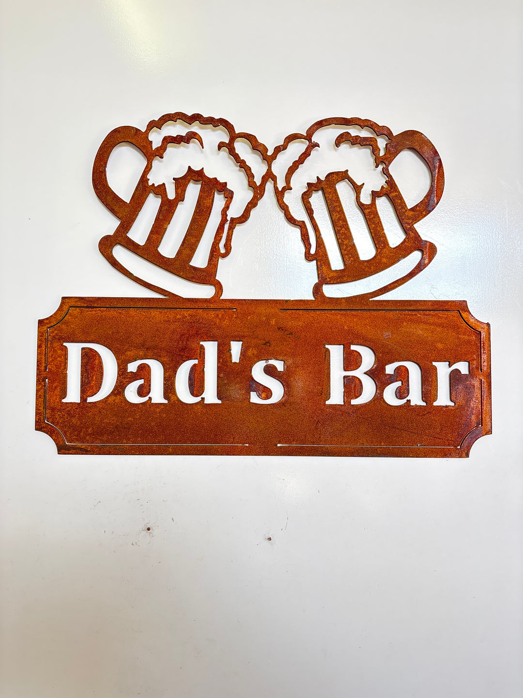 Dad's - Pop's - Custom Made Metal Bar Sign