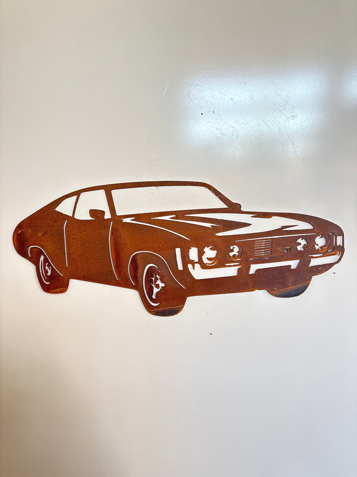 XA Ford Coupe GT Metal Wall Art