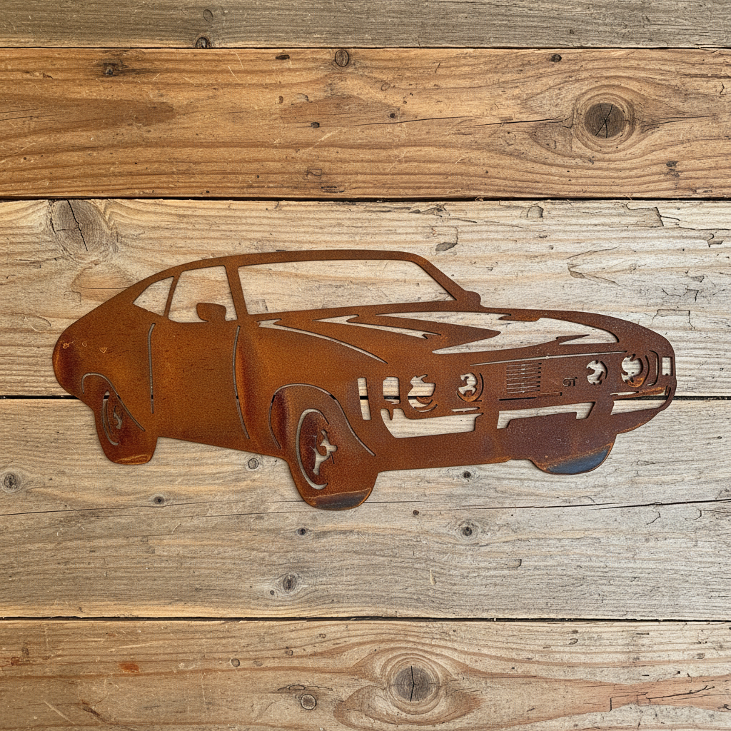 XA Ford Coupe GT Metal Wall Art