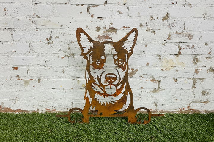 Australian Cattle Dog - Blue Heeler - Dog Memorial Plaque - Metal Art