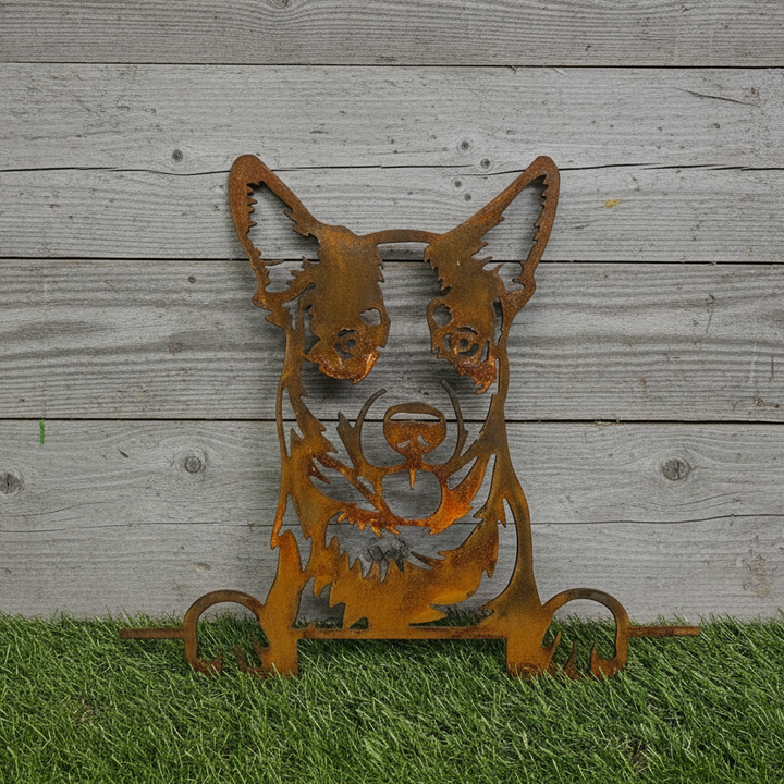 Australian Cattle Dog - Blue Heeler - Dog Memorial Plaque - Metal Art