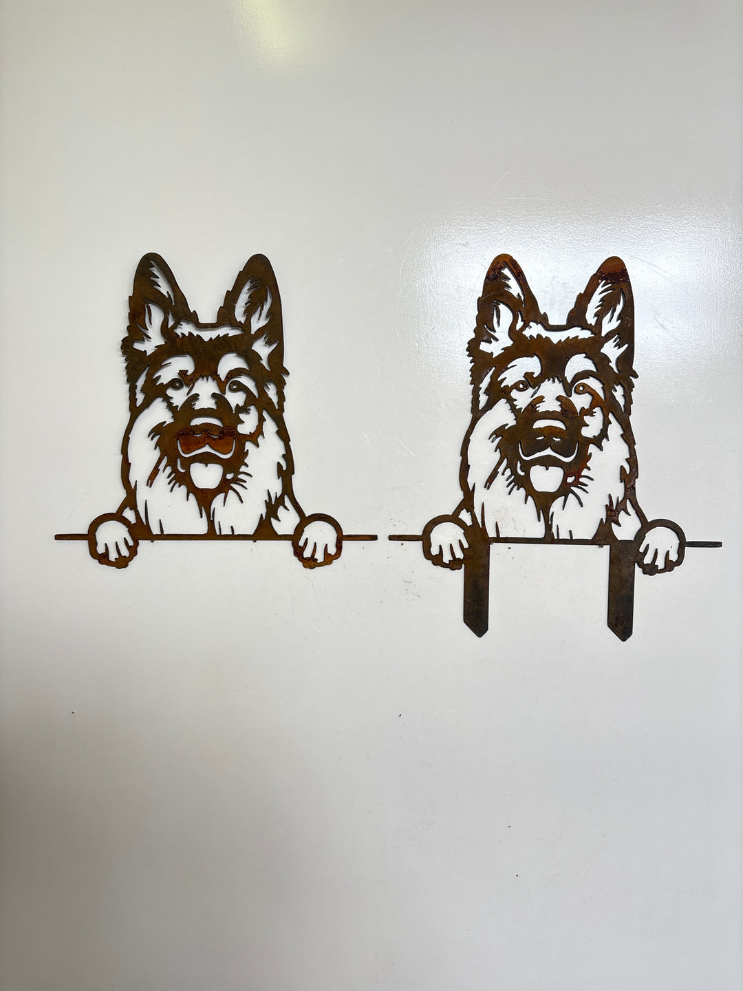 German Shepherd - Dog Memorial Plaque - Metal Art