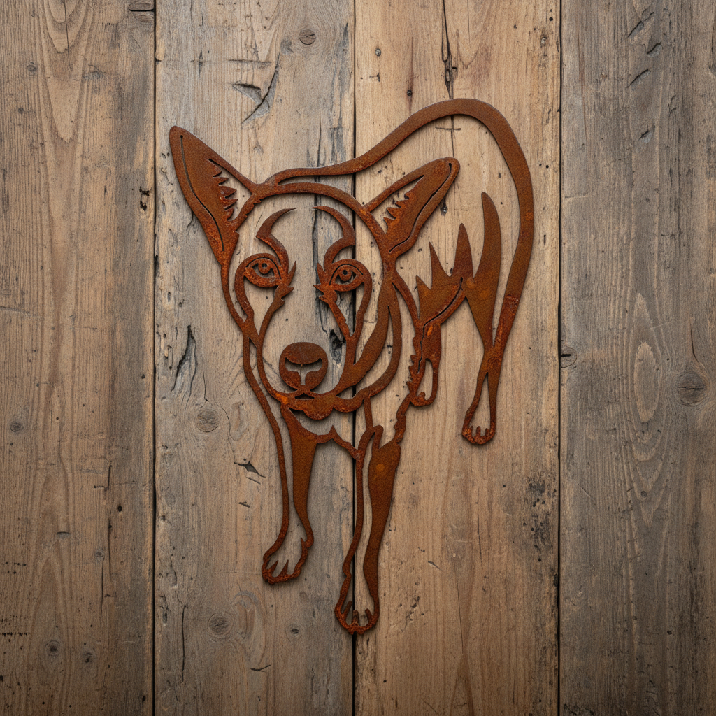 Cattle Dog Metal Wall Art