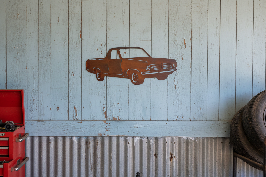 HR Holden Ute Metal Wall Art
