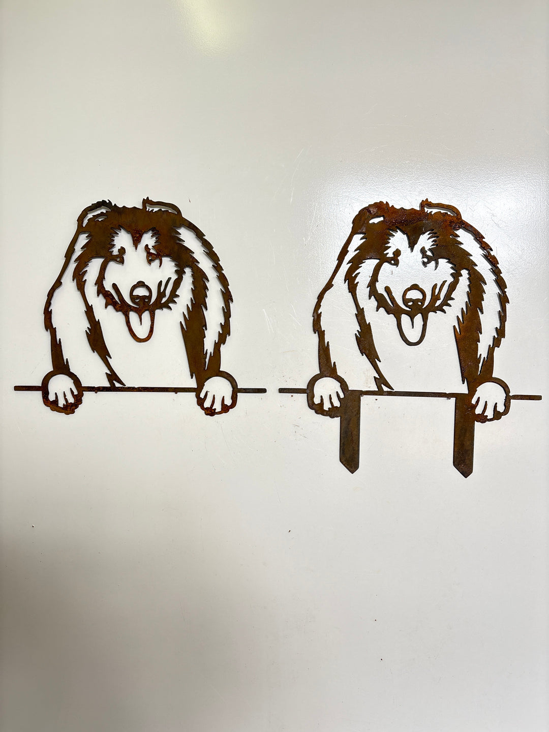 Collie - Dog Memorial Plaque - Metal Art