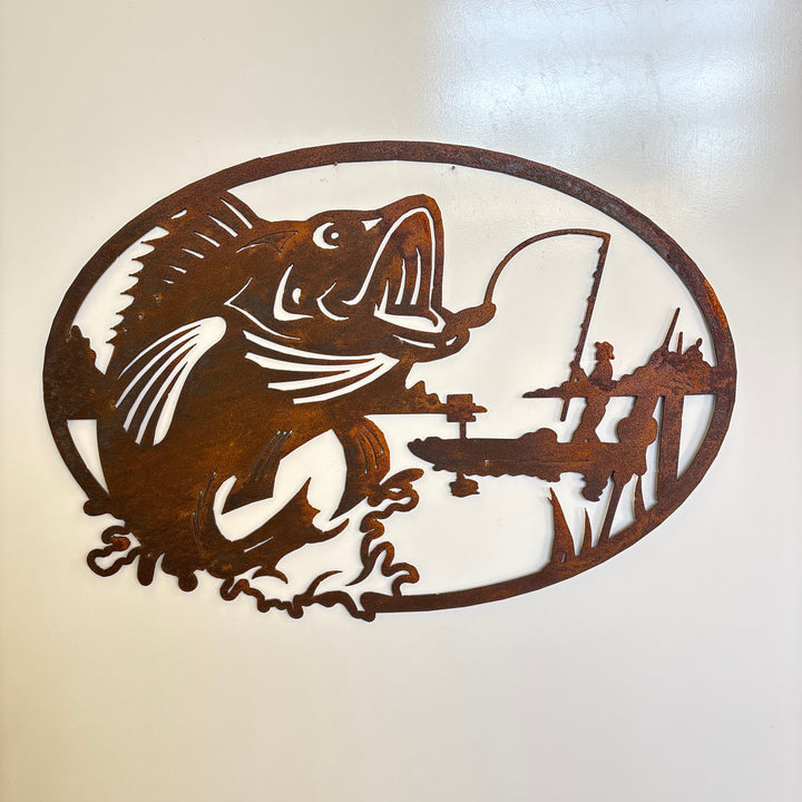 Fish Scene Metal Wall Art