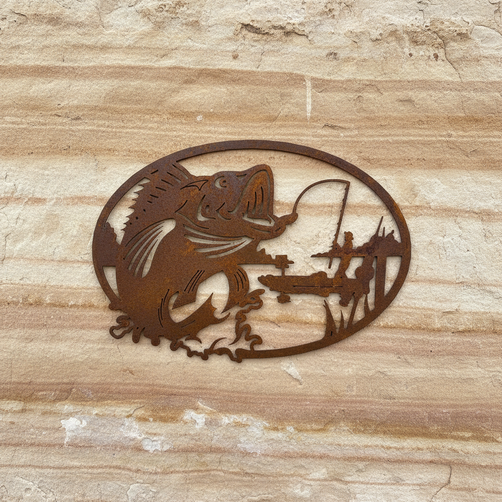 Fish Scene Metal Wall Art