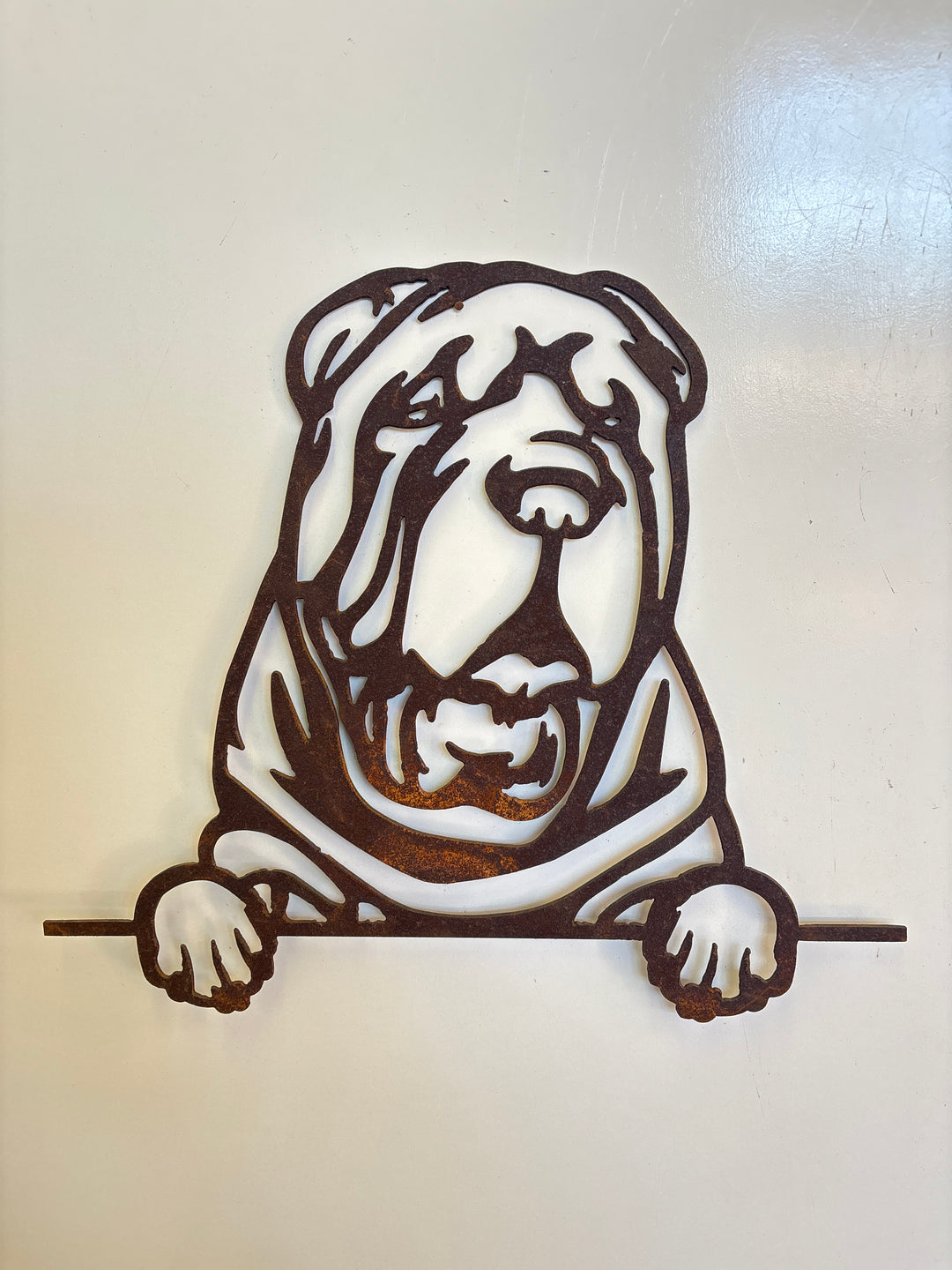 Shar Pei - Dog Memorial Plaque - Metal Art