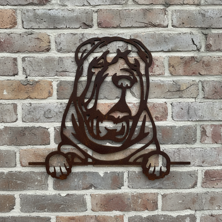 Shar Pei - Dog Memorial Plaque - Metal Art