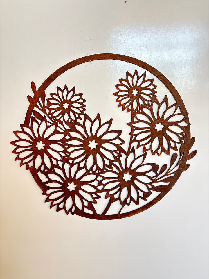Bunch of Flowers - Metal Wall Art