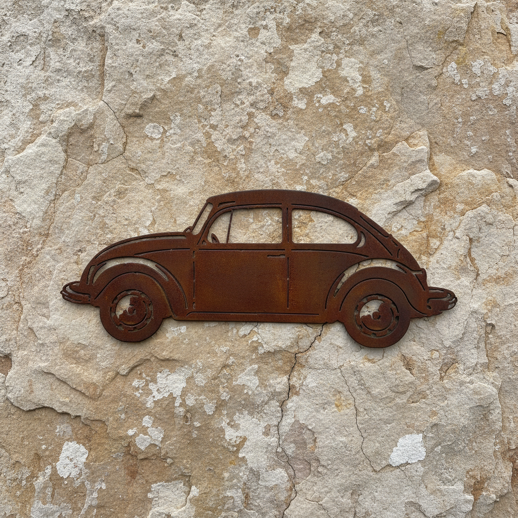 Vw Beetle Metal Wall Art