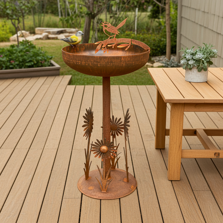 Free Standing Bird Bath