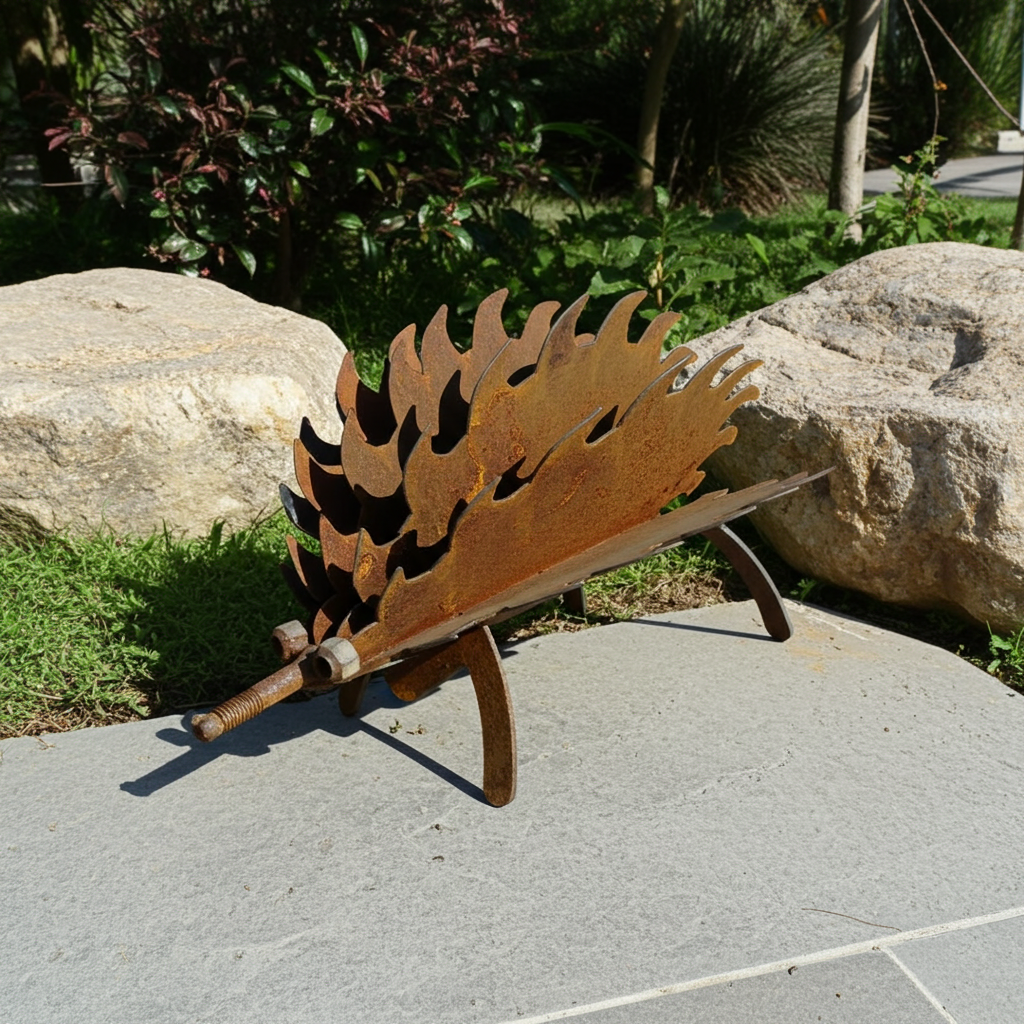 Echidna Garden Ornament - Metal Garden Art