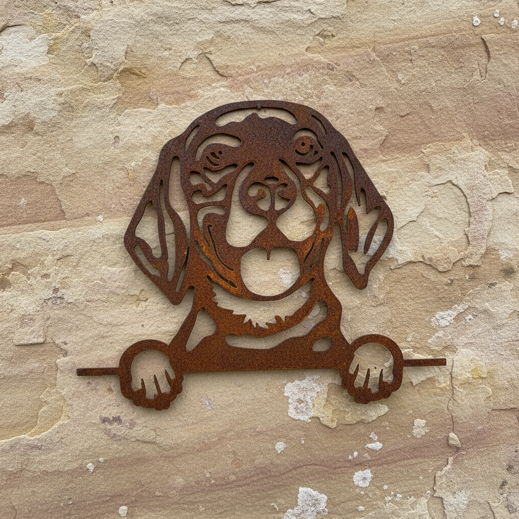 Beagle - Dog Memorial Plaque - Metal Art