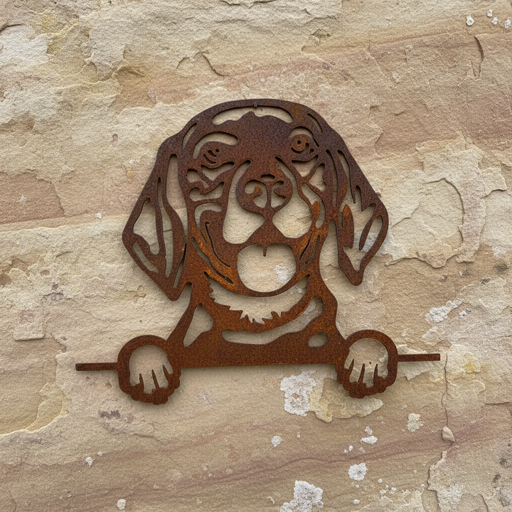 Beagle - Dog Memorial Plaque - Metal Art