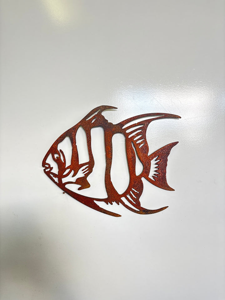 Tropical Fish Metal Wall Art