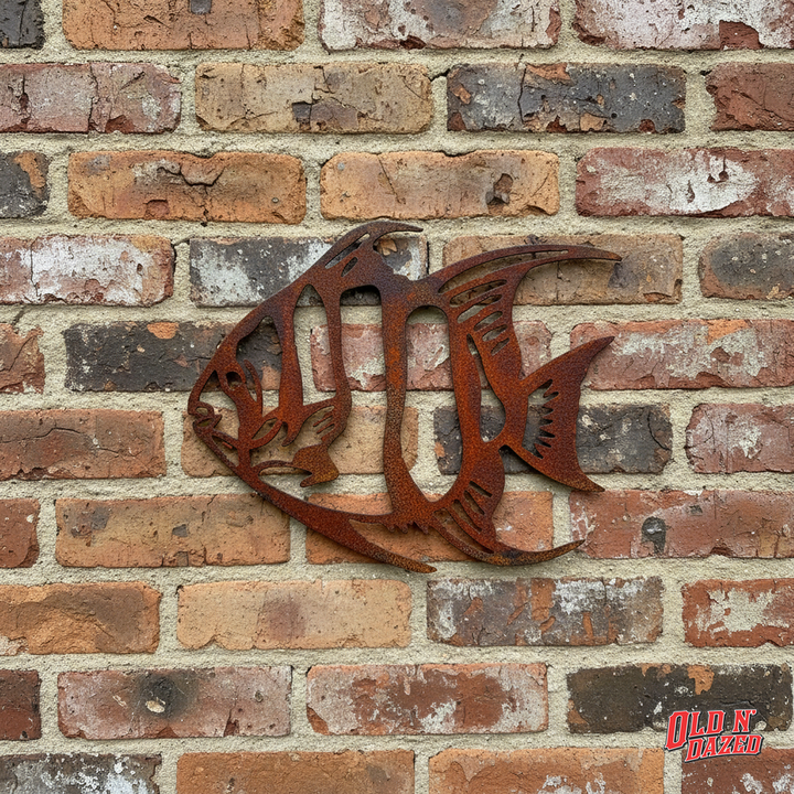 Tropical Fish Metal Wall Art