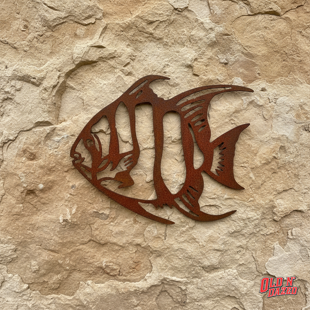 Tropical Fish Metal Wall Art