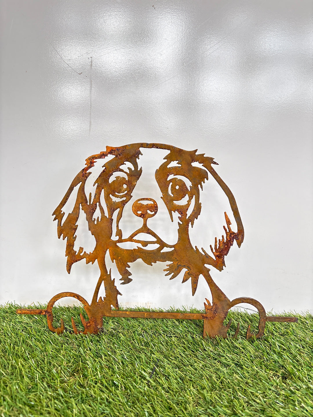 Cavalier King Charles Spaniel - Dog Memorial Plaque - Metal Art