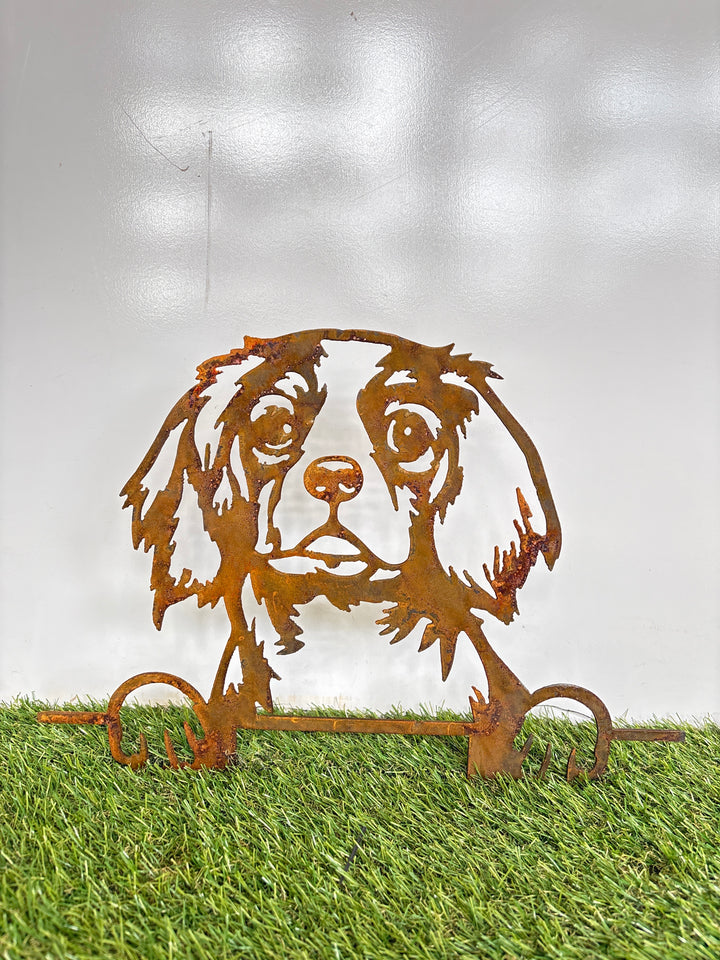 Cavalier King Charles Spaniel - Dog Memorial Plaque - Metal Art