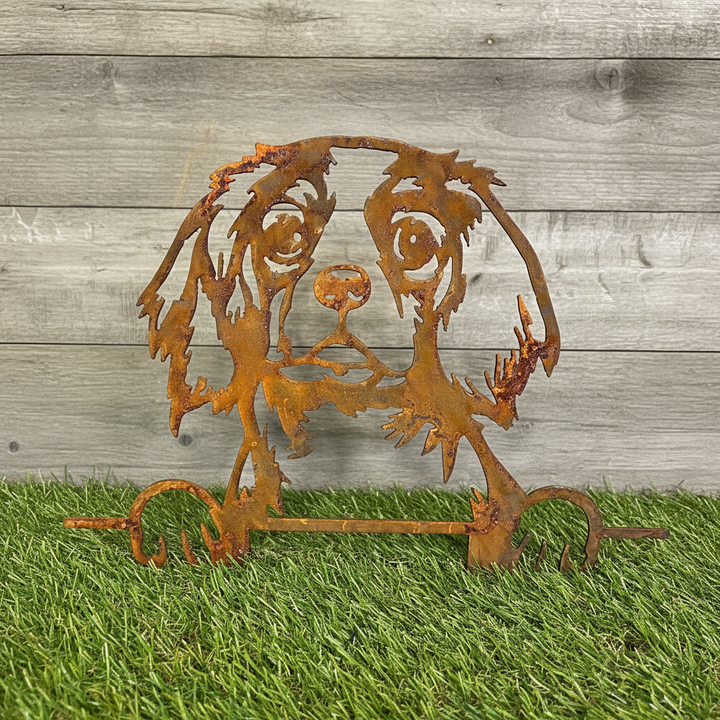 Cavalier King Charles Spaniel - Dog Memorial Plaque - Metal Art