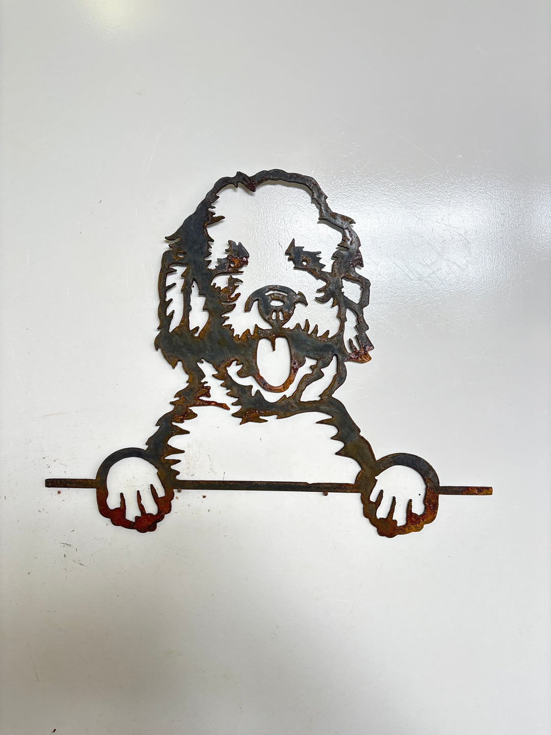 Labradoodle - Dog Memorial Plaque - Metal Art