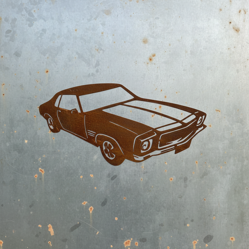 HQ Holden Monaro Metal Wall Art