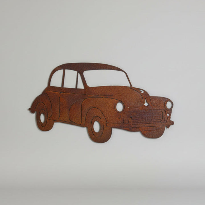Morris Minor car Metal Wall Art
