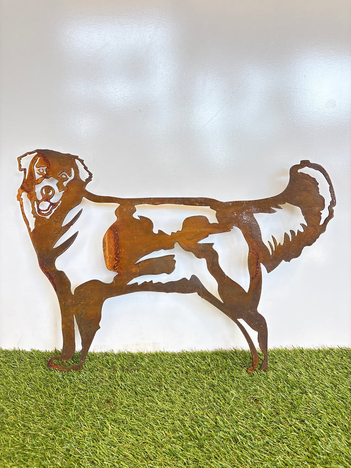Golden Retriever Dog Metal Wall Art - Garden Art