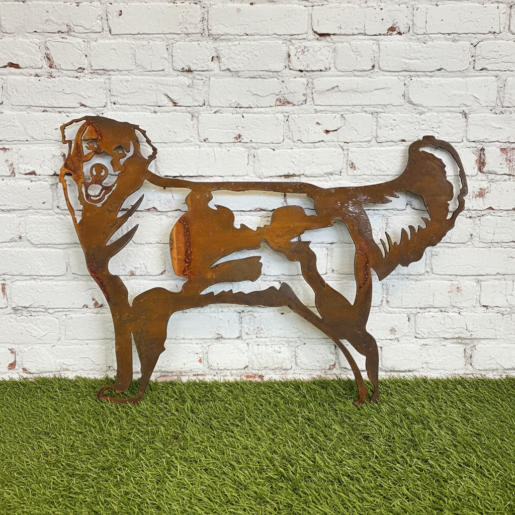 Golden Retriever Dog Metal Wall Art - Garden Art