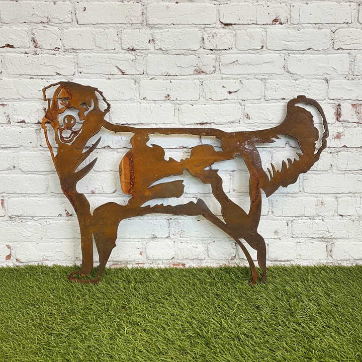 Golden Retriever Dog Metal Wall Art - Garden Art