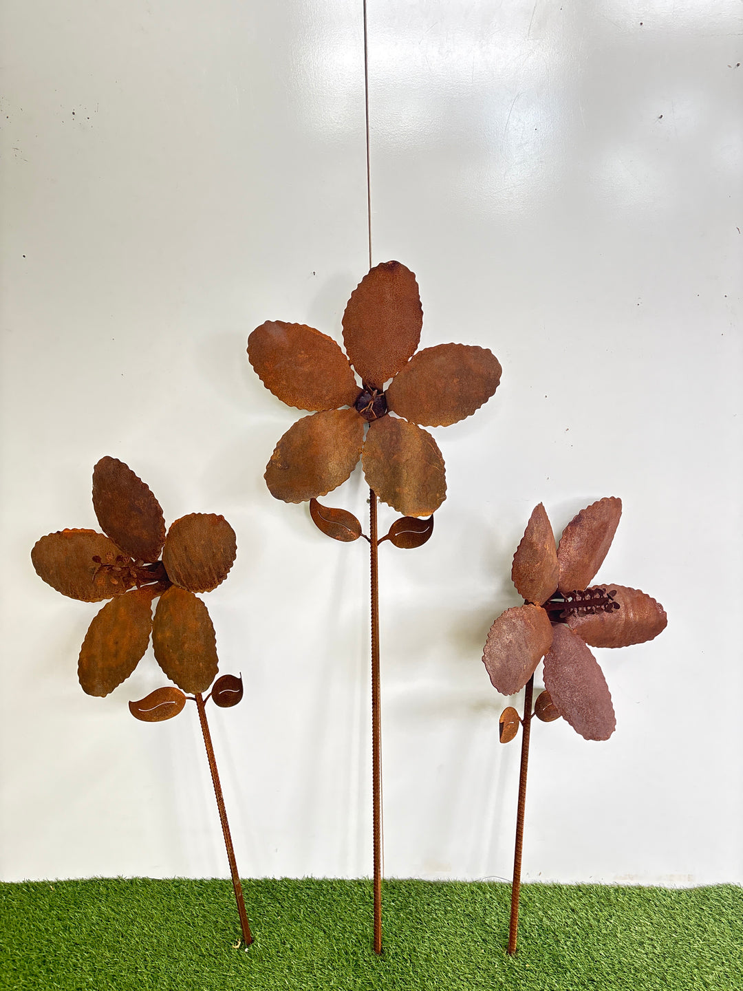 Hibiscus Flower Metal Garden Art