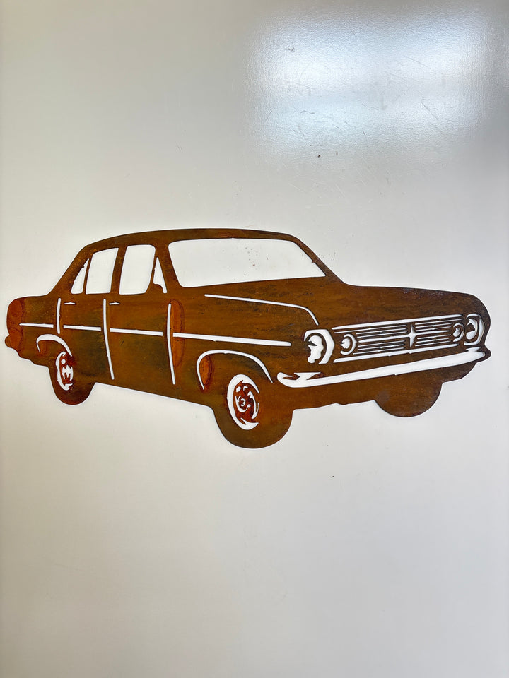 HR Holden Sedan Metal Wall Art