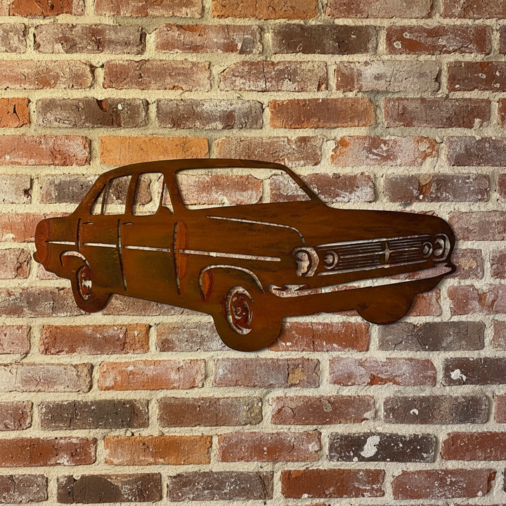 HR Holden Sedan Metal Wall Art