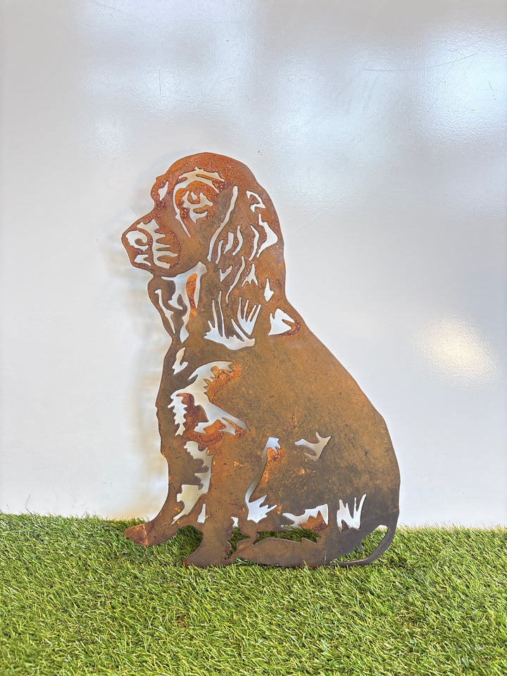 Cocker Spaniel Dog Metal Wall Art - Garden Art