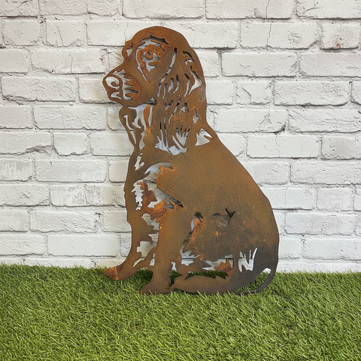 Cocker Spaniel Dog Metal Wall Art - Garden Art