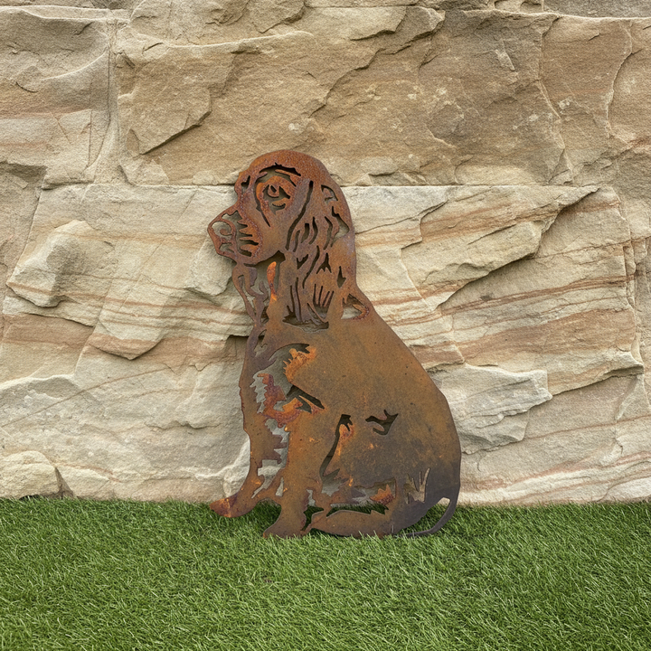 Cocker Spaniel Dog Metal Wall Art - Garden Art