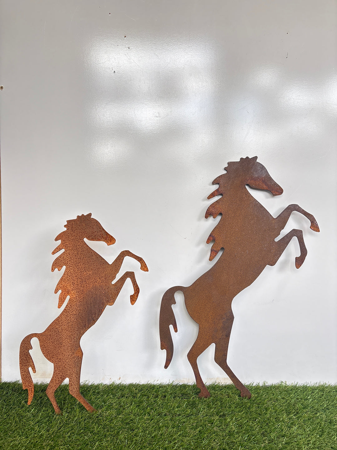 Rearing Horse Metal Garden Art
