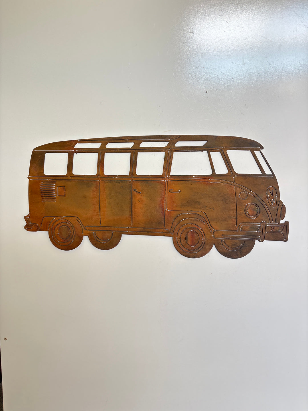 VW Kombi Van Metal Wall Art