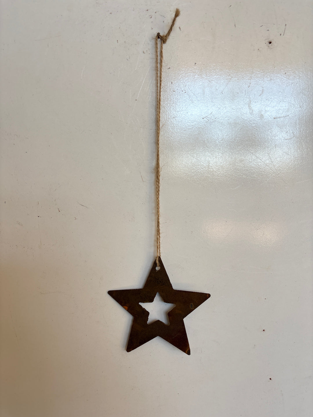 Hanging Metal Star - Garden Art