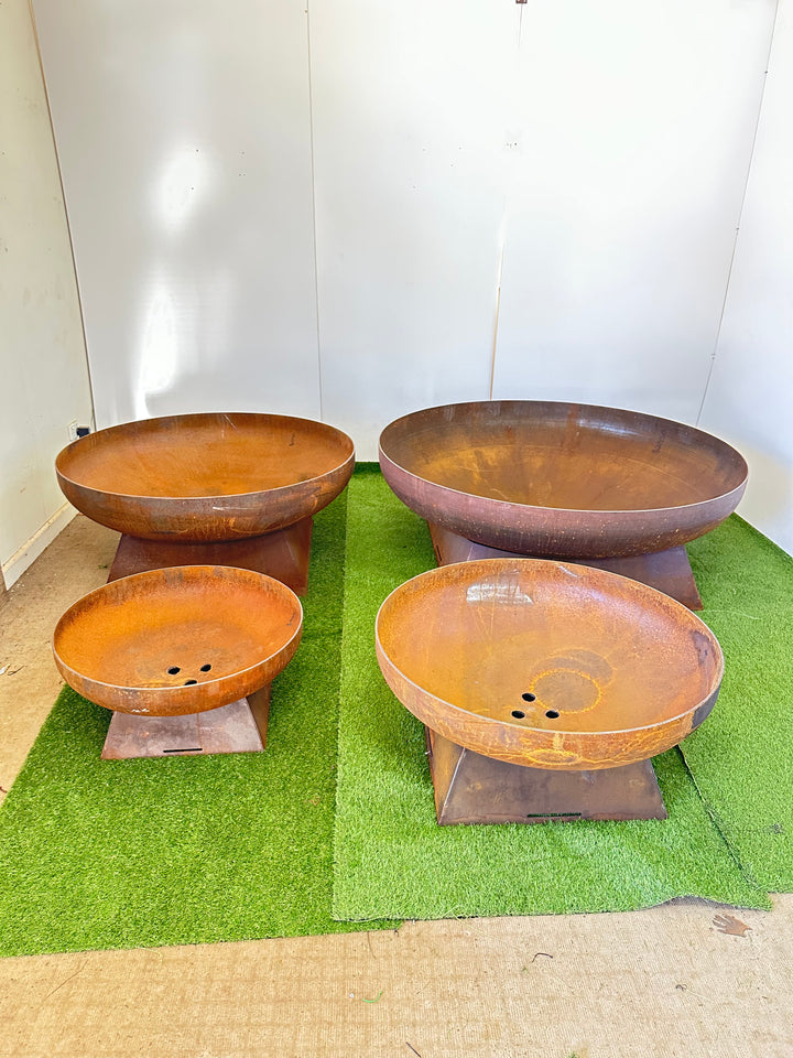 Contemporary Shallow Bowl Fire Pit