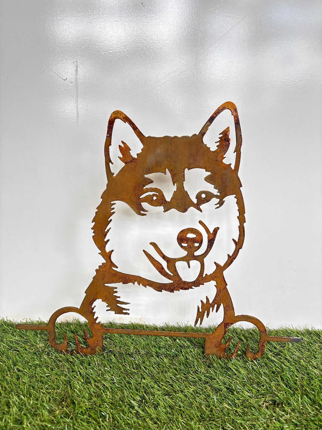 Siberian Husky - Dog Memorial Plaque - Metal Art