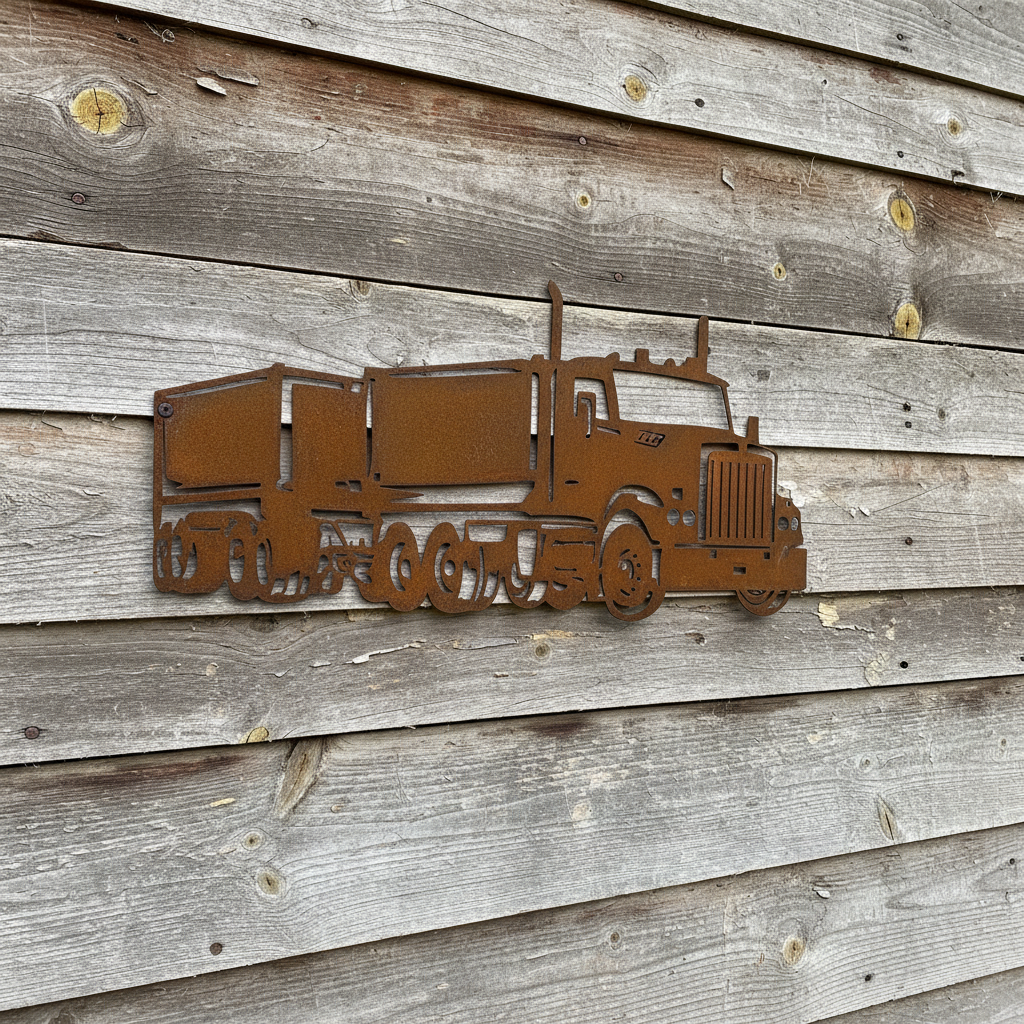 Kenworth Truck Metal Wall Art